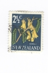 Stamps New Zealand -  Kowhai