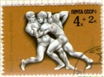 Stamps Russia -  89 U.R.S.S. Lucha grecorromana