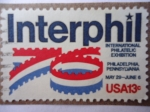 Stamps United States -  Interphil - Exposición Filatélica Internacional-Philadelphia,Pennsiyvania