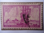 Stamps United States -  300th Anniversary of New York City