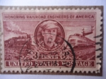 Stamps United States -  ¨Casey¨ Jones - Honoring Rail Road Engineers of America - En honor a los Ingenieros de Ferrocarril d