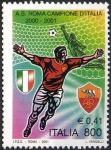 Sellos de Europa - Italia -  2416 - Roma campeon 2000 - 2001