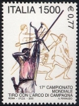 Stamps Italy -  2358 - Campeonato mundial de Arqueria
