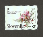 Sellos de Europa - Eslovenia -  Planta Oxycoccus palustris