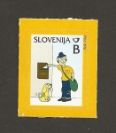 Stamps Slovenia -  Cartero Pavli