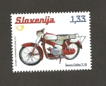 Stamps Slovenia -  Motocicleta Tomos modelo Colibrí