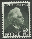 Stamps Norway -  Grieg
