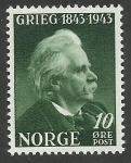 Sellos de Europa - Noruega -  Grieg