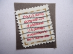 Sellos de America - Estados Unidos -  Stamp USA - Este sello EE.UU.....