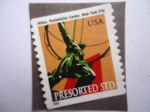 Stamps United States -  Atlas, Rockefeller Center, New York City - Presorted Std.