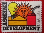 Stamps United States -  Energy Development - Desarrollo de la Energía