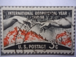 Stamps United States -  Año Geográfico Internacional 1957-58- 