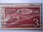 Stamps United States -  Exposición Universal e Internacional 1958 - Brussels 