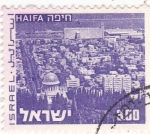Sellos de Asia - Israel -  Panorámica de Haifa