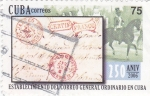 Sellos de America - Cuba -  Establecimiento del correo general ordinario en Cuba