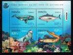 Stamps : Europe : Spain :  FAUNA MARINA EN PELIGRO DE EXTINCION 2013