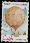 Stamps Cuba -  200 ANIVERSARIO 1º VUELO EN GLOBO