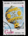 Stamps Cuba -  200 ANIVERSARIO 1º VUELO EN GLOBO