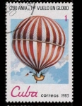 Stamps Cuba -  200 ANIVERSARIO 1º VUELO EN GLOBO