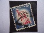 Stamps United States -  LIBERTD.