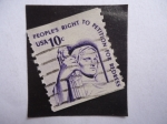 Stamps : America : United_States :  People´s right to petition  for redress - Derechos de las personas a solicitar la reparación - USA