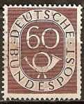 Stamps Germany -  Numeral y Corneta postal.