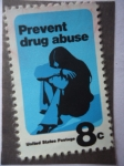 Stamps United States -  Prevent drug abuse - Prevenir el abuso de la droga.