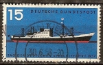Stamps Germany -   Dia de los barcos mercantes alemanes.