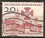 Stamps Germany -  1000 años del mercado principal de Trier.