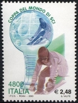 Stamps Italy -  2333 - Campeonato mundial de Squi