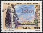 Stamps Italy -  2325 - Tosca