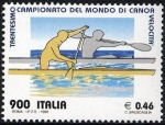 Sellos de Europa - Italia -  2303 - Campeonato mundial en canoa