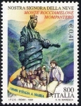 Stamps Italy -  2301 - Estatua de la Virgen de las nieves