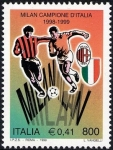 Stamps Italy -  2296 - Milan 1998-1999