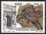 Stamps Italy -  2257 - Campeonato mundial equestre