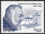 Stamps Italy -  2256 - Padre Pio da Pietrelcina
