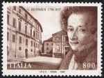 Stamps Italy -  2222 - Giacomo Leopardi