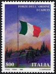 Stamps Italy -  2216 - Bandera italiana