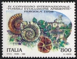 Sellos de Europa - Italia -  2214 - Convención sobre los fósiles