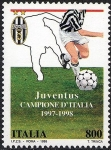 Stamps Italy -  2211 - Juventus 1997 - 1998