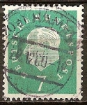 Stamps Germany -  Prof. Dr. Theodor Heuss (1884-1963), primer presidente alemán.
