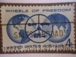 Stamps United States -  Ruedas de la Libertad.