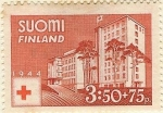 Stamps Finland -  Cruz roja- Hospital