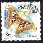 Stamps Vietnam -  Attacus Atlas