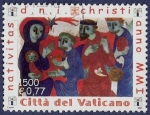 Sellos de Europa - Vaticano -  VAT Nativitas 2001 0,77