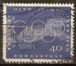 Sellos de Europa - Alemania -  Juegos Olímpicos de Verano 1960, Roma.