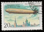 Sellos del Mundo : Europa : Rusia : dirigible lz-127 