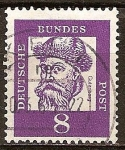 Sellos de Europa - Alemania -  Johannes Gutenberg (inventor de la moderna imprenta).