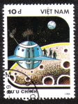 Stamps Vietnam -  Space