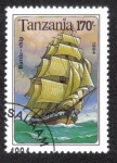 Stamps : Africa : Tanzania :  Barco
